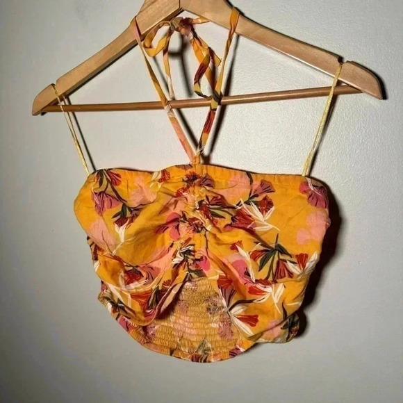 NWT ROXY ISLAND HOPS HALTER TUBE TOP BOHO M - Picture 5 of 8